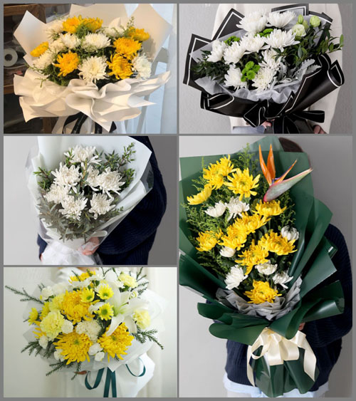 山西运城芮城县风陵渡镇白事花束代送